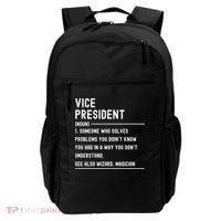 Vice President Definition Funny Gift Funny Job Title Gift Backpack thumb 0