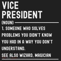Vice President Definition Funny Gift Funny Job Title Gift Beanie thumb 2