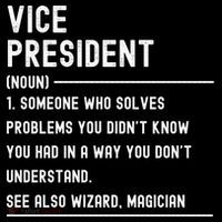 Vice President Definition Funny Gift Funny Job Title Gift Women's Hoodie thumb 2