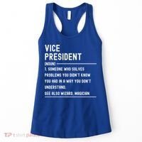 Vice President Definition Funny Gift Funny Job Title Gift Women's Tank Top thumb 0