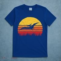 Vintage Pterodactyl Dinosaur Giftgift Retro Sun T-Shirt thumb 5
