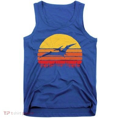 Vintage Pterodactyl Dinosaur Giftgift Retro Sun Tank Top
