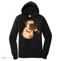 Violinist Pug Dog Violin Viola Player Music Lover Gift Girl Women's Hoodie thumb 0