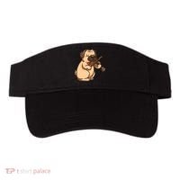 Violinist Pug Dog Violin Viola Player Music Lover Gift Girl Visor thumb 0