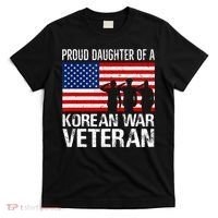 Vintage Proud Daughter Of A Korean War Veteran T-Shirt thumb 0