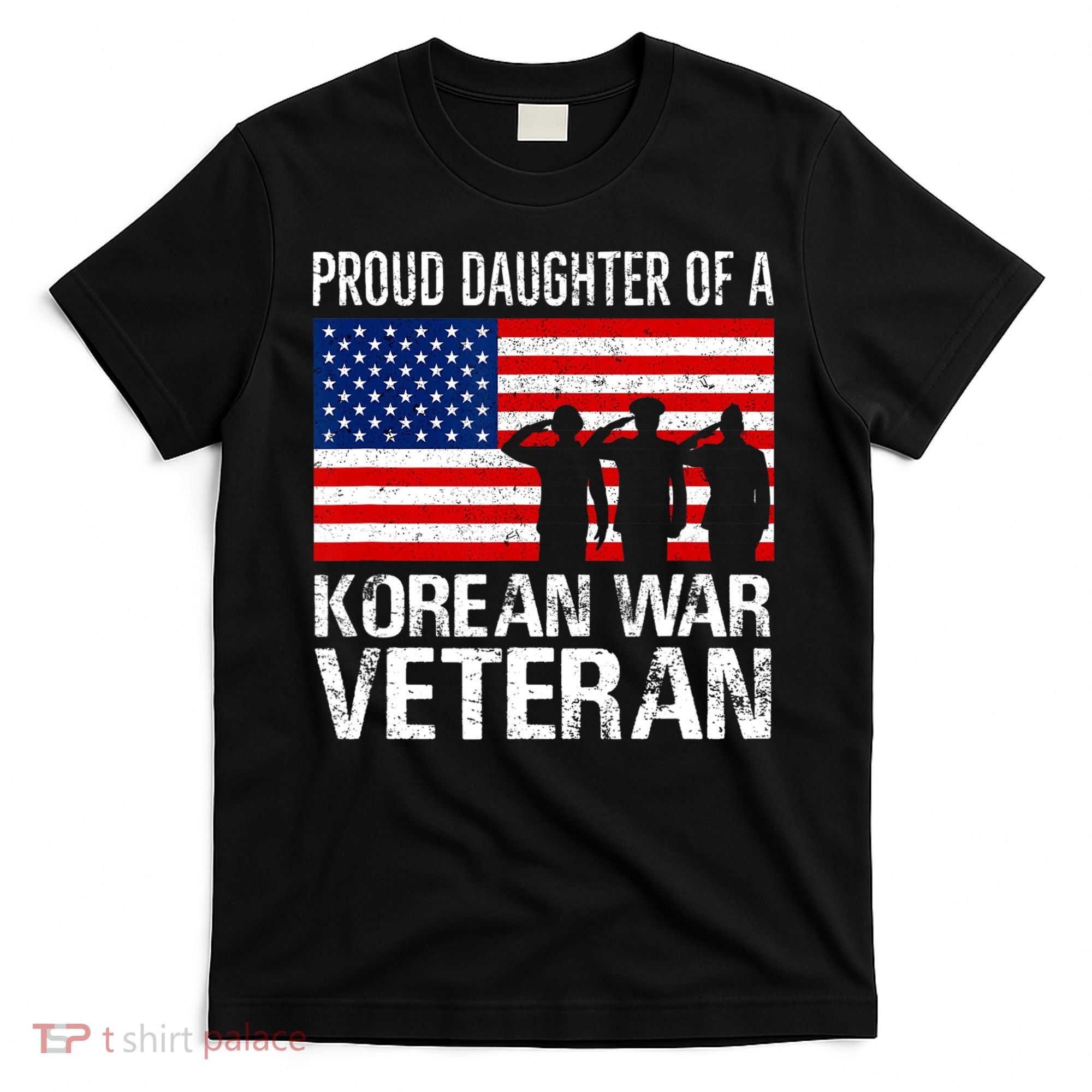 Vintage Proud Daughter Of A Korean War Veteran T-Shirt