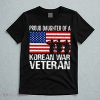Vintage Proud Daughter Of A Korean War Veteran T-Shirt thumb 5
