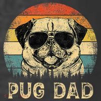 Vintage Pug Dad Dog Lovers FatherS Day T-Shirt thumb 5
