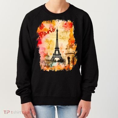 Vintage Paris Eiffel Tower Women's Sweatshirt