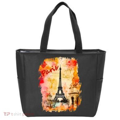 Vintage Paris Eiffel Tower Bag
