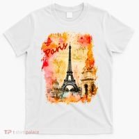 Vintage Paris Eiffel Tower T-Shirt thumb 0
