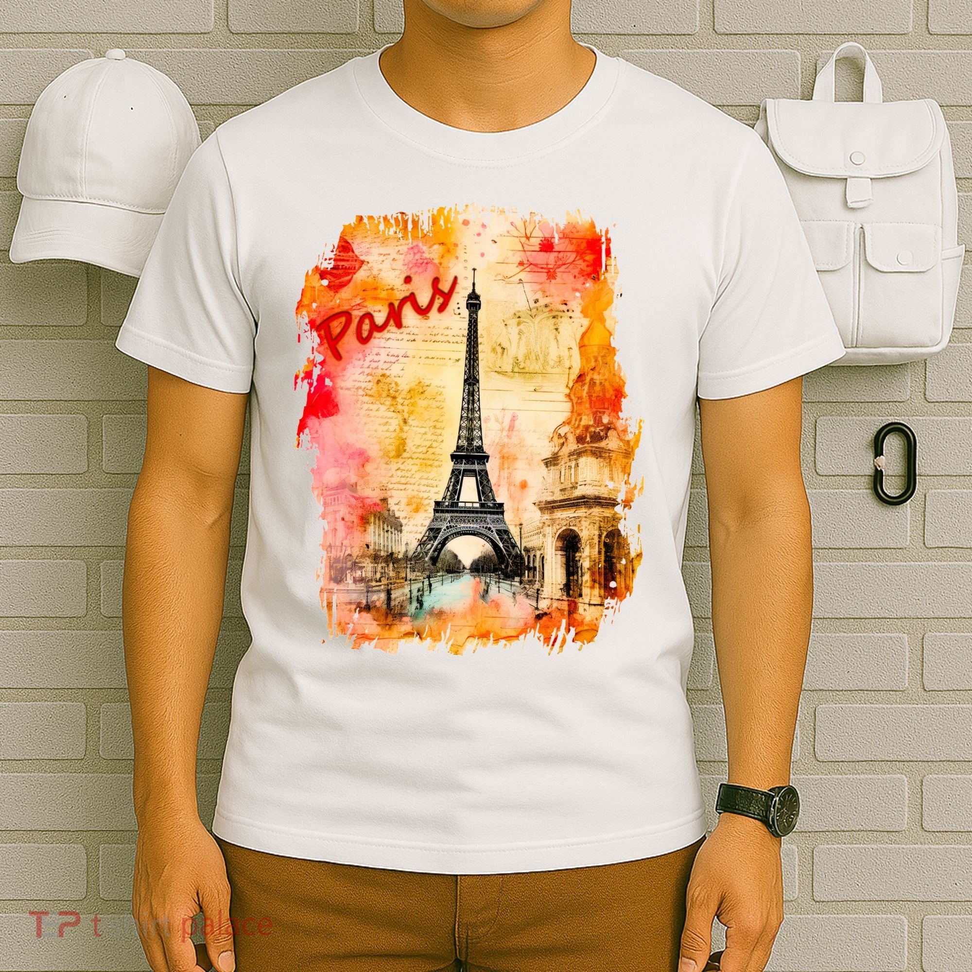 Vintage Paris Eiffel Tower T-Shirt