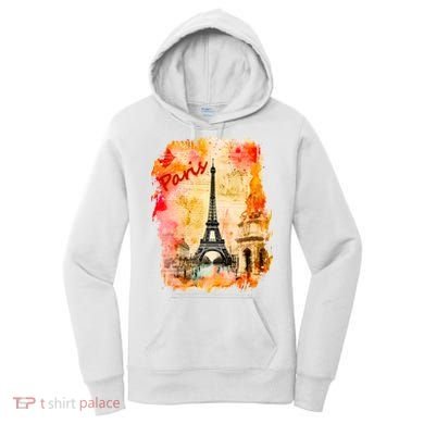 Vintage Paris Eiffel Tower Women's Hoodie
