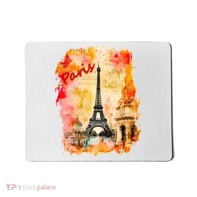 Vintage Paris Eiffel Tower Mousepad