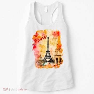 Vintage Paris Eiffel Tower Women's Tank Top