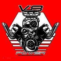V8 Power Engine Santa Hat thumb 1