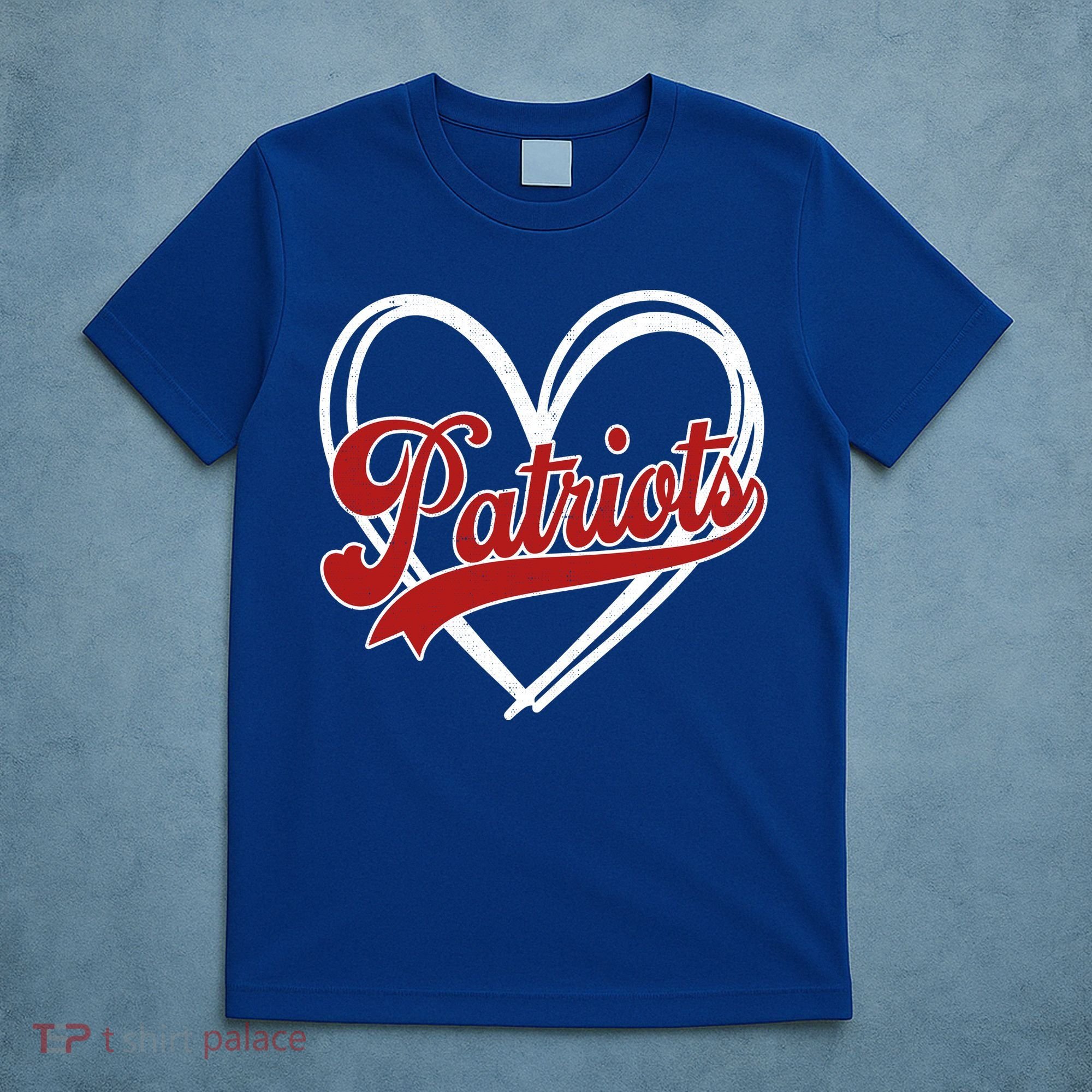Vintage Patriots Fan School Spirit T-Shirt