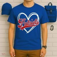 Vintage Patriots Fan School Spirit T-Shirt thumb 6