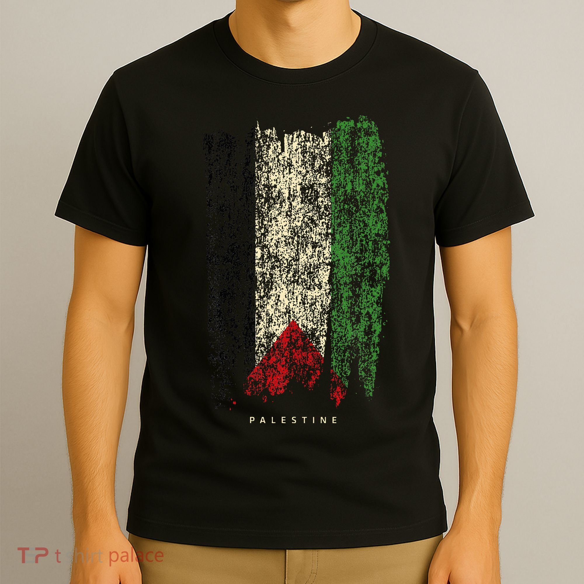 Vintage Palestine Flag Retro Palestinian Flag Palestinian T-Shirt