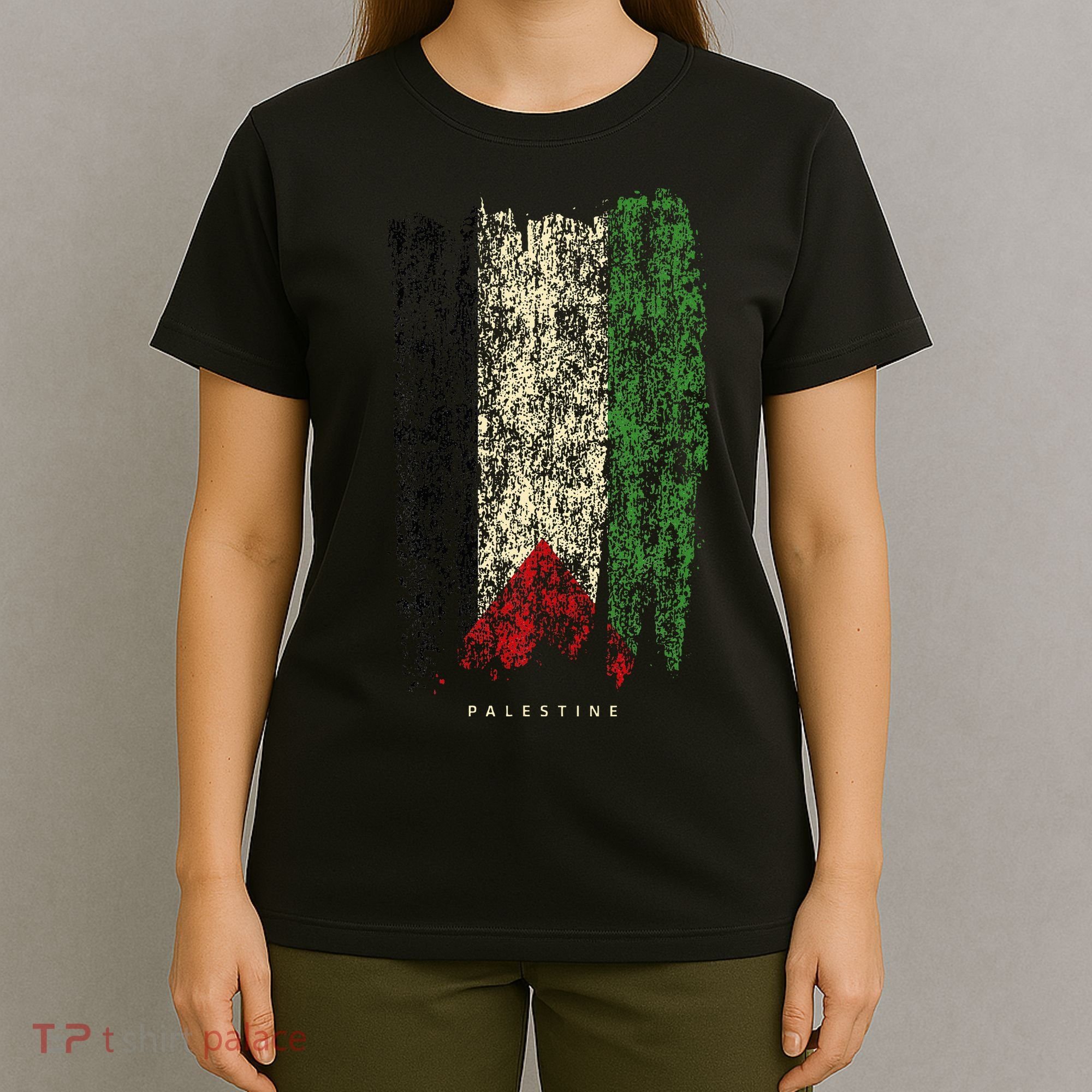Vintage Palestine Flag Retro Palestinian Flag Palestinian T-Shirt