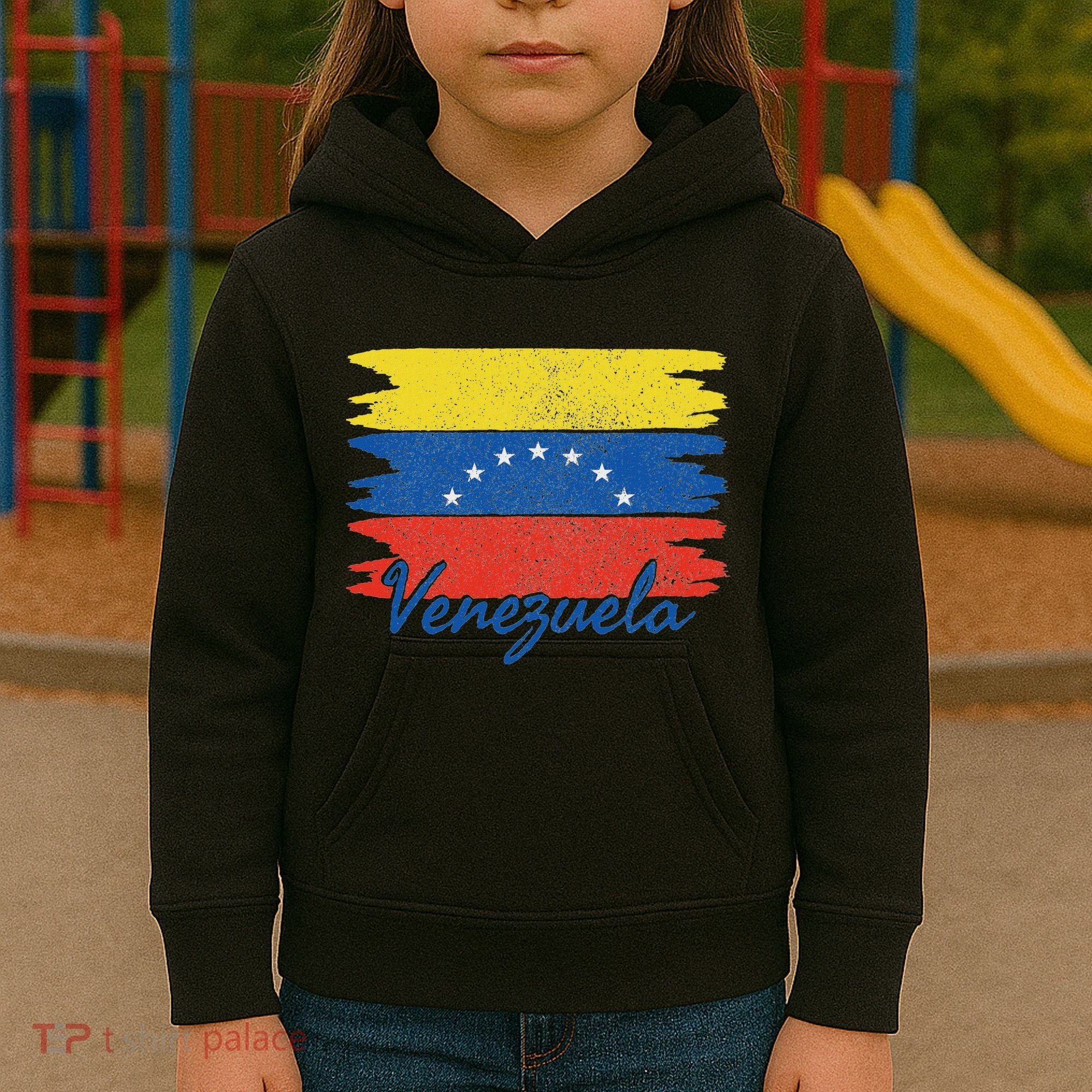 Venezuelan Pride Flag Kids Hoodie