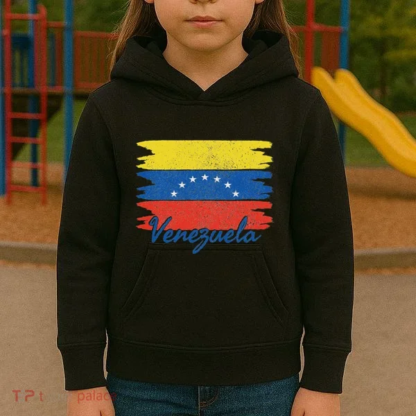 Venezuelan Pride Flag Kids Hoodie
