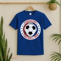 Vintage Paraguay Football 1906 Soccer Emblem T-Shirt thumb 2