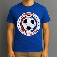 Vintage Paraguay Football 1906 Soccer Emblem T-Shirt thumb 3