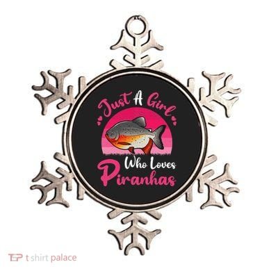 Vintage Piranha Fish Lover Just A Who Loves Piranhas Ornament