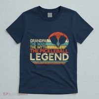 Vintage Pickleball Grandpa The Man The Myth The Legend T-Shirt thumb 5