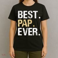 Vintage Pap Gift From Granddaughter Grandson Best Pap T-Shirt thumb 4