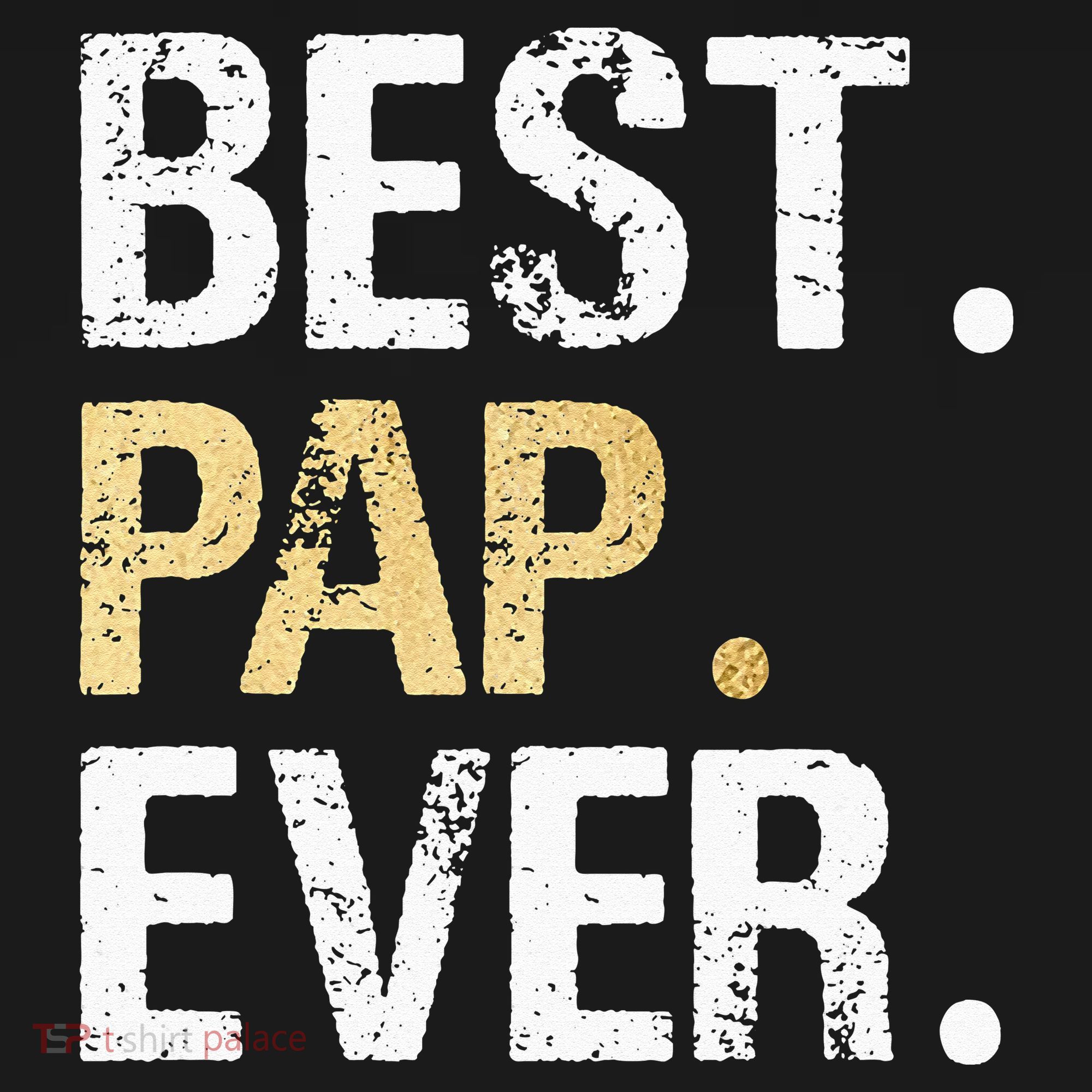 Vintage Pap Gift From Granddaughter Grandson Best Pap T-Shirt