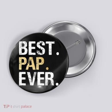Vintage Pap Gift From Granddaughter Grandson Best Pap Button