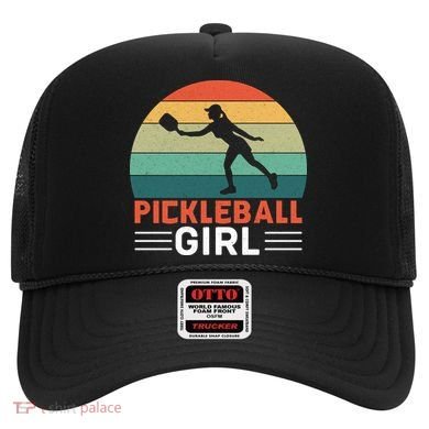 Vintage Pickleball Girl Paddle Hat