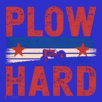 Vintage Plow Hard Farming Farmer Life Dad Grandpa Tractor Gift T-Shirt thumb 7