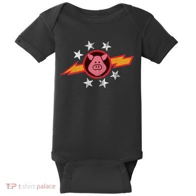 Vintage Pigs In Space Baby Bodysuit