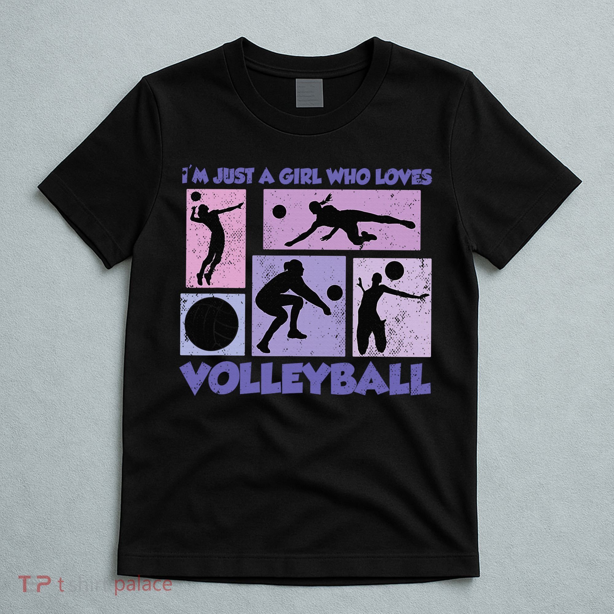 Volleyball Player I'm Just A  Who Loves Volleyball T-Shirt