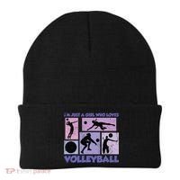 Volleyball Player I'm Just A  Who Loves Volleyball Beanie thumb 0