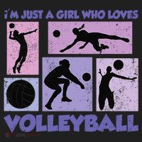 Volleyball Player I'm Just A  Who Loves Volleyball Beanie thumb 2