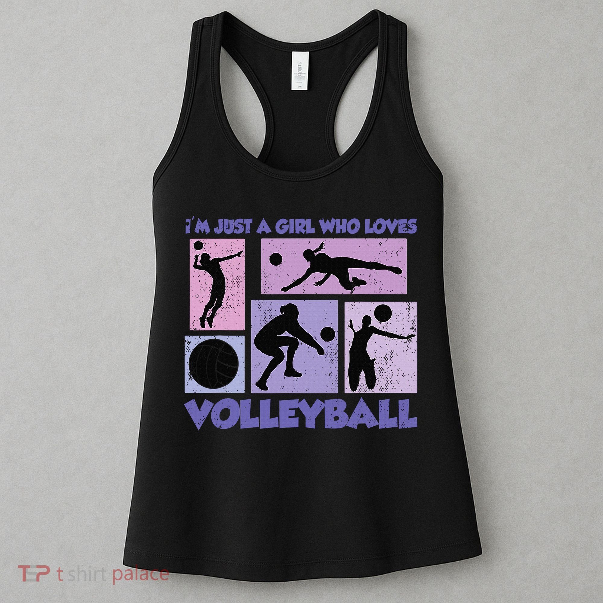 Volleyball Player I'm Just A  Who Loves Volleyball Women's Tank Top