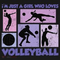 Volleyball Player I'm Just A  Who Loves Volleyball Women's Tank Top thumb 5