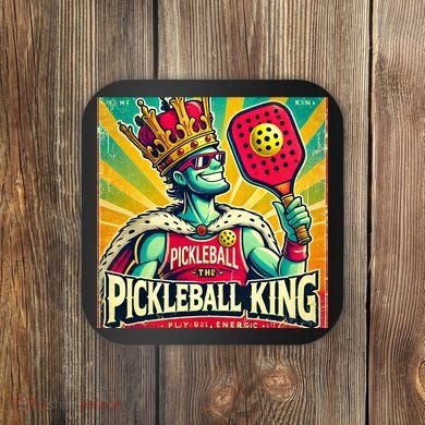Vintage Pickleball King Coaster