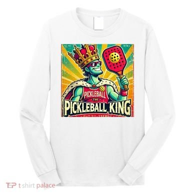 Vintage Pickleball King Long Sleeve Shirt