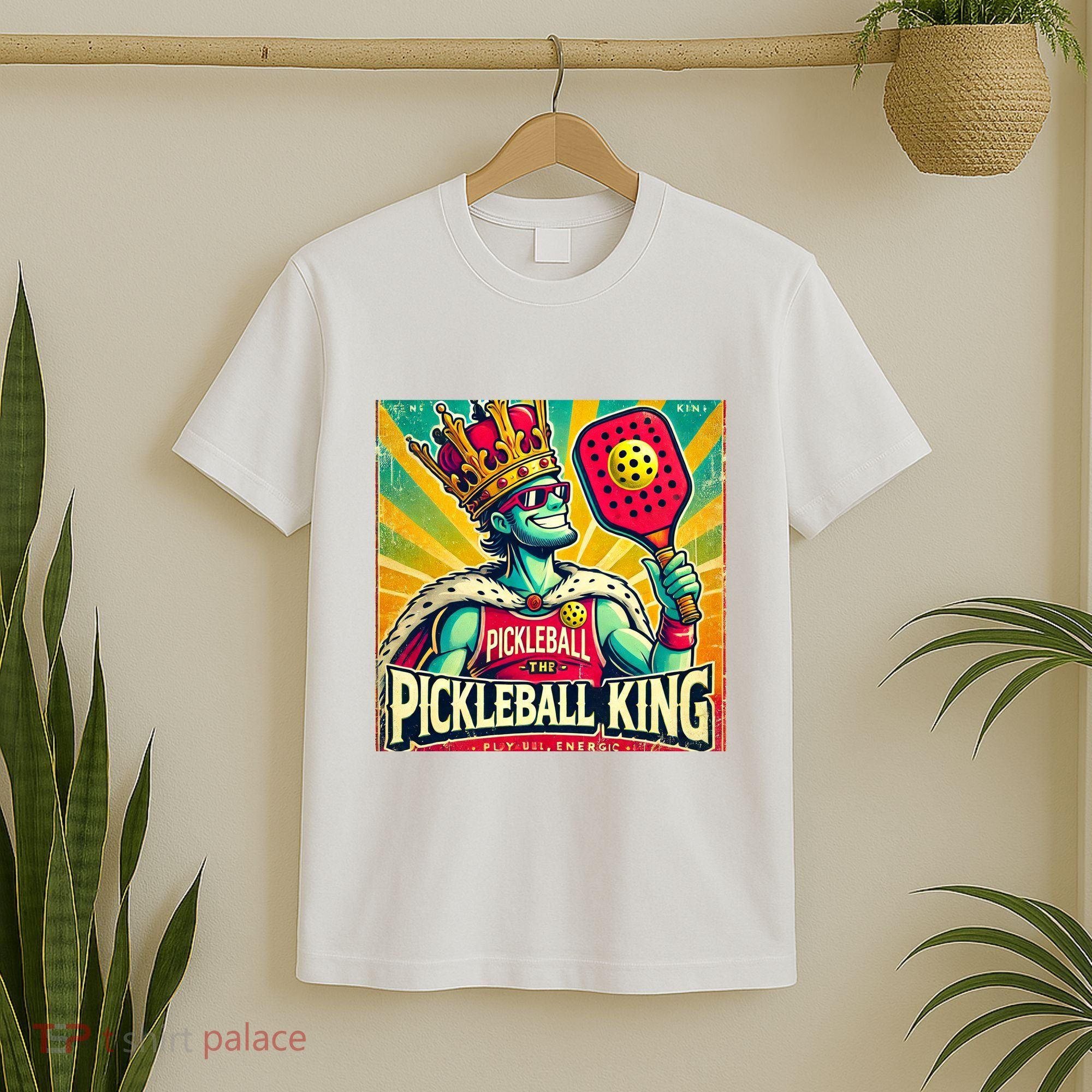 Vintage Pickleball King T-Shirt