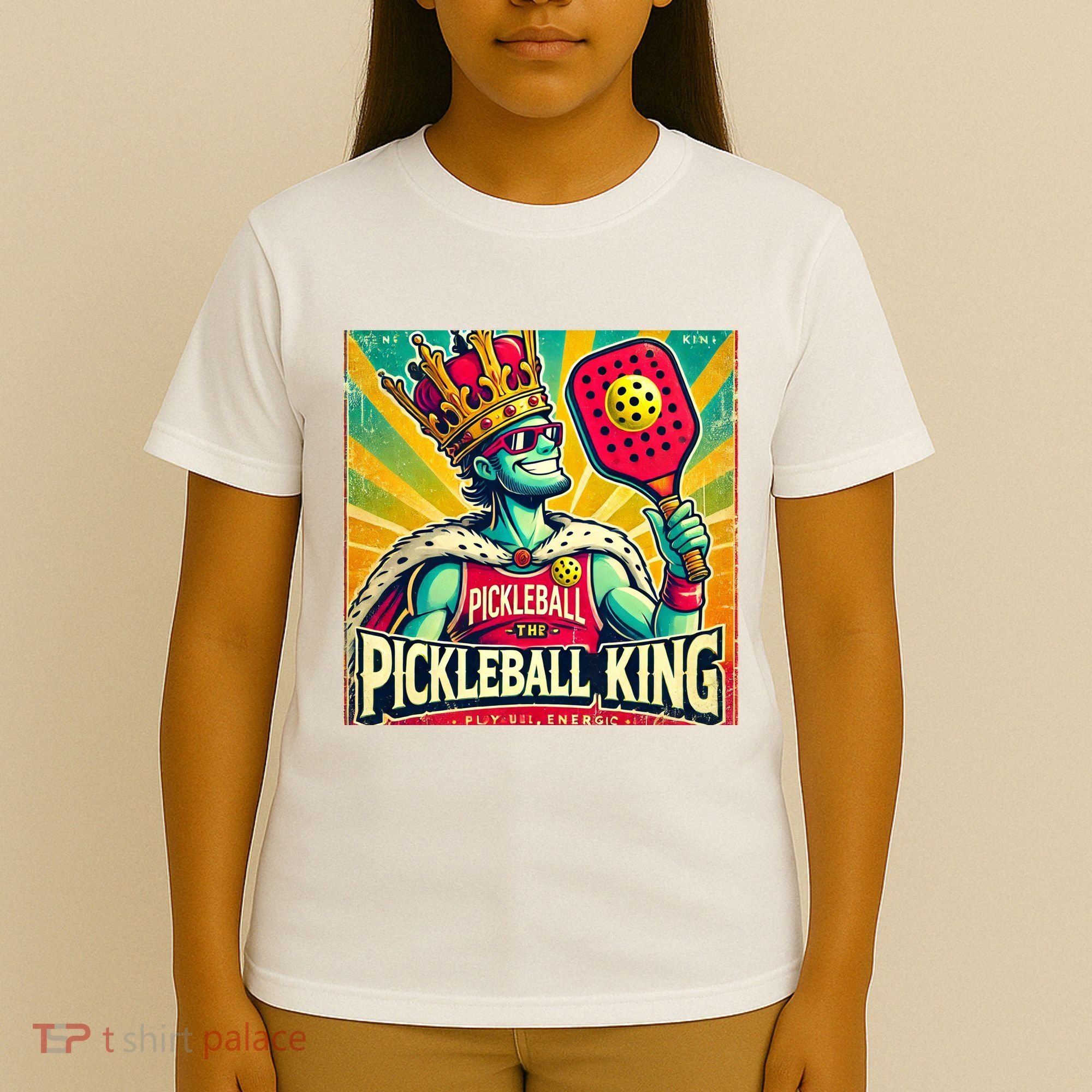 Vintage Pickleball King T-Shirt