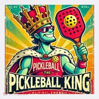 Vintage Pickleball King T-Shirt thumb 7