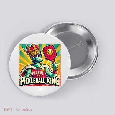 Vintage Pickleball King Button