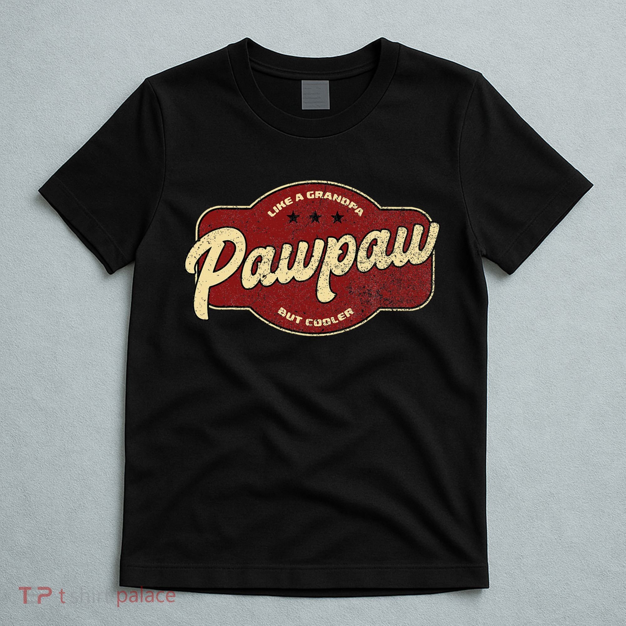 Vintage Pawpaw Like a Grandpa but Cooler  Grandpa Pawpaw T-Shirt