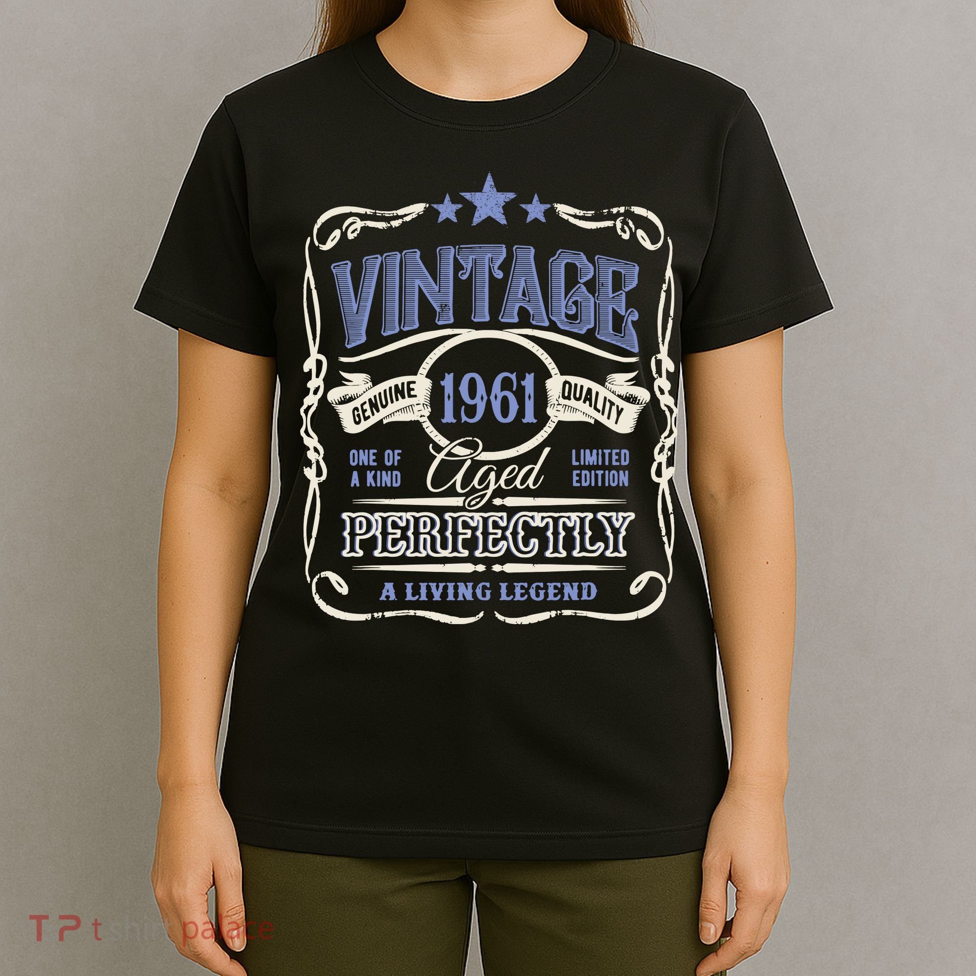 Vintage Premium Made In 1961 Classic Birthday T-Shirt