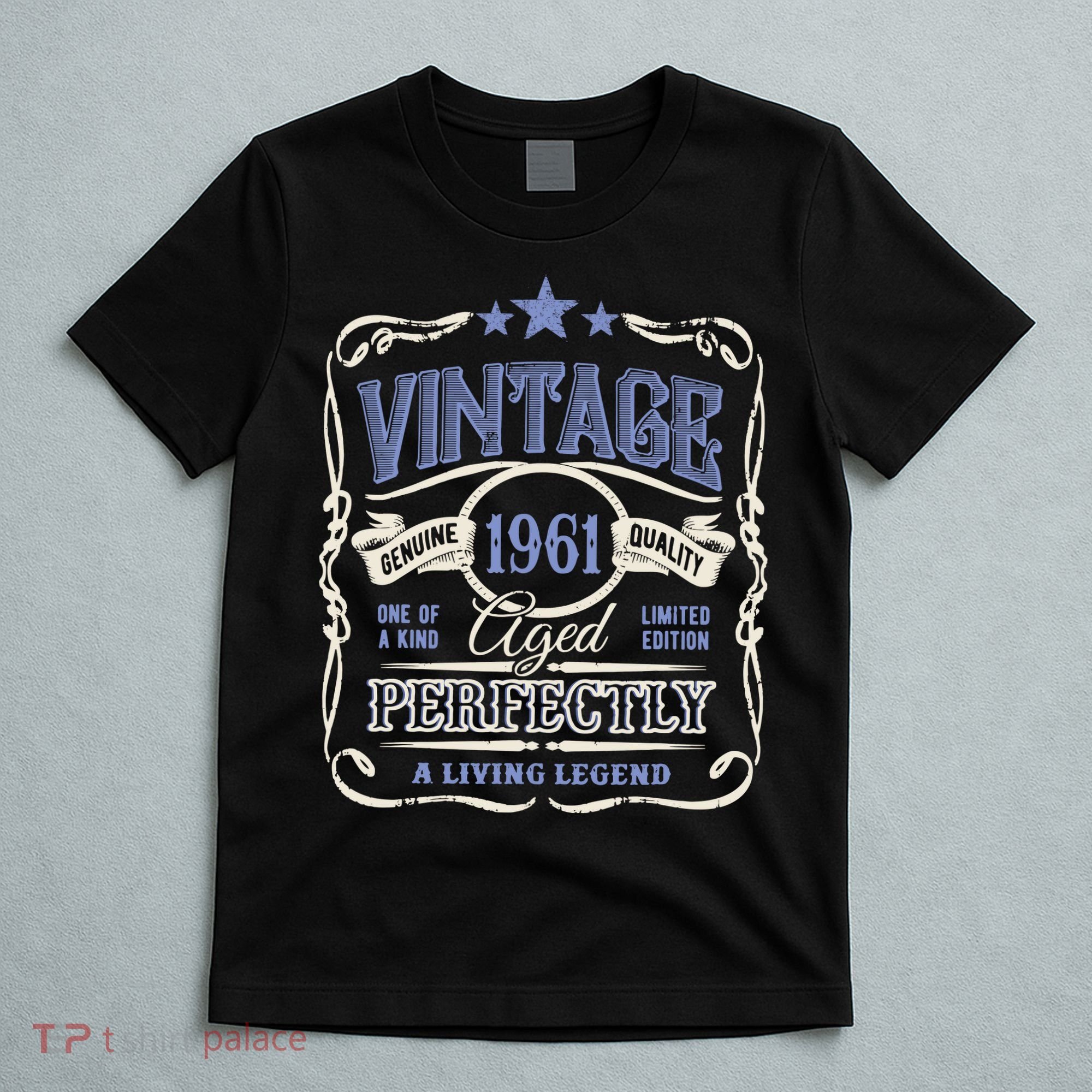 Vintage Premium Made In 1961 Classic Birthday T-Shirt